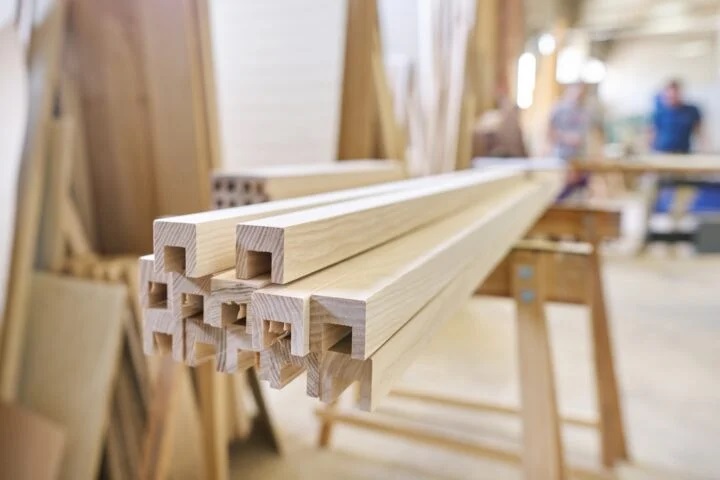 Fine woodworking and bespoke joinery detail